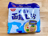 日清食品 日清のラーメン屋さん 函館しおの実食写真（踊る埴輪さん）