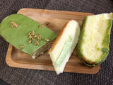 「ヤマザキ 抹茶チョコケーキサンド 抹茶クリーム 袋1個」のクチコミ画像 by 食いしん坊満載さん