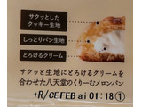 「八天堂 冷やして食べるくりーむメロンパン ミルクカスタード」のクチコミ画像 by はるなつひさん