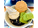夢庵 黒糖ゼリーと抹茶ムースの実食写真（ぱぴぴさん）