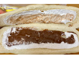 「ヤマザキ 白いコッペパン ジャンドゥーヤチョコクリーム＆ホイップ 袋1個」のクチコミ画像 by ぱぴぴさん