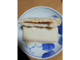 フジパン スナックサンド 完熟トマト＆とろ～りチーズの実食写真（にくまるさん）