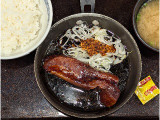 吉野家 厚切り豚角煮定食の実食写真（ばぶたろうさん）