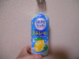 アサヒ カルピスソーダ 涼みレモンの実食写真（やっぺさん）