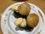 スシロー うずらフライ軍艦の実食写真（こつめかわうそさん）