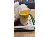 モスバーガー まぜるシェイク蜜いもの実食写真（アイスりさん）