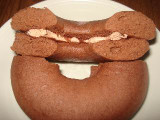 「Pasco ほわ蒸しドーナツ ベルギーチョコ チョコホイップ＆チョコクリーム 袋1個」のクチコミ画像 by レビュアーさん