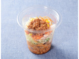 ローソン 振っておいしいパスタサラダ BBQポーク もち麦パスタ使用