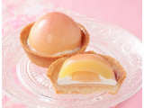 ローソン Uchi Cafe’ ごろっと1／2個分！桃のタルト