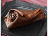 ローソン Uchi Cafe’ カカオ香るショコラクレープ ベルギーチョコ使用