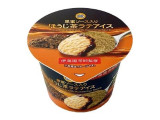 ミニストップ 黒蜜ソース入りほうじ茶ラテアイス