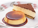 サイゼリヤ プリンとティラミスの盛合せ