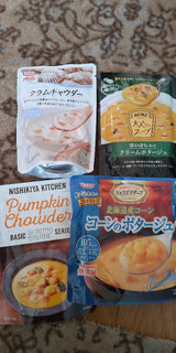 「SSK シェフズリザーブ レンジでおいしいごちそうスープ かぼちゃのポタージュ 袋150g」のクチコミ画像 by minorinりん さん