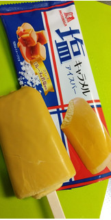 「森永製菓 塩キャラメルアイスバー 袋94ml」のクチコミ画像 by minorinりん さん