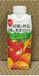 「スジャータめいらく 42種の野菜と3種の果実100％ パック330ml」のクチコミ画像 by みにぃ321321さん
