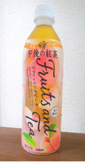 「KIRIN 午後の紅茶 Fruits and Tea リフレッシングピーチ ペット500ml」のクチコミ画像 by かいわれ大根さん