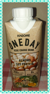 「カゴメ ONEDAY ALMOND SOYPROTEIN パック330ml」のクチコミ画像 by ちるおこぜさん