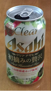 「アサヒ クリアアサヒ 初摘みの贅沢 缶350ml」のクチコミ画像 by エリリさん