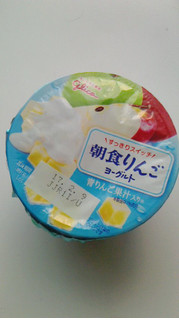「グリコ 朝食りんごヨーグルト カップ140g」のクチコミ画像 by ayumiさん