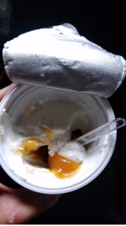 「ダノン オイコス ヨーグルト 脂肪0 メープルパンプキン カップ110g」のクチコミ画像 by ひろりんりんさん