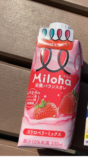 「森永 Miloha ストロベリーミックス パック330ml」のクチコミ画像 by macaron___さん