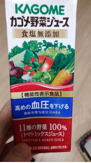 「カゴメ カゴメ野菜ジュース 食塩無添加 パック200ml」のクチコミ画像 by おうちーママさん