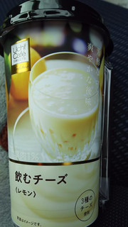 「ローソン Uchi Cafe’ SWEETS 飲むチーズ レモン カップ200g」のクチコミ画像 by ﾙｰｷｰｽﾞさん
