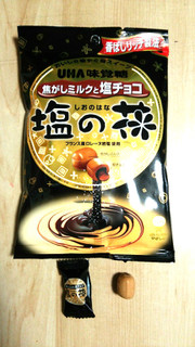 「UHA味覚糖 塩の花 焦がしミルクと塩チョコ 袋85g」のクチコミ画像 by あんじゅろぜさん