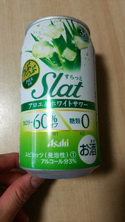 「アサヒ Slat アロエ＆ホワイトサワー 缶350ml」のクチコミ画像 by あんじゅろぜさん