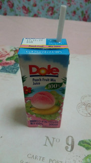 「Dole ピーチフルーツミックスジュース100％ パック200ml」のクチコミ画像 by 紫の上さん