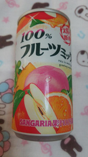 「サンガリア 100％フルーツミックスジュース 缶190g」のクチコミ画像 by 紫の上さん