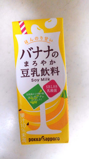 「ポッカサッポロ ほんのり甘いバナナのまろやか豆乳飲料 パック200ml」のクチコミ画像 by レビュアーさん