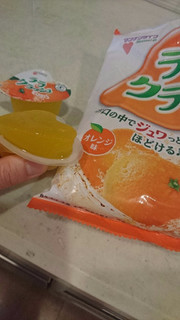 「マンナンライフ 蒟蒻畑 ララクラッシュ オレンジ味 袋24g×8」のクチコミ画像 by みほなさん