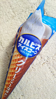 「ロッテリアアイスクリームショップ カルピスアイスコーン」のクチコミ画像 by taaさん