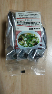「無印良品 食べるスープ オクラ入りねばねば野菜 袋6.0g×4」のクチコミ画像 by あんじゅろぜさん
