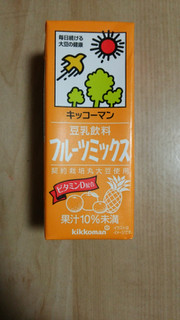「キッコーマン 豆乳飲料 フルーツミックス パック200ml」のクチコミ画像 by あんじゅろぜさん