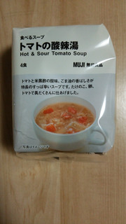 「無印良品 食べるスープ トマトの酸辣湯 袋4食」のクチコミ画像 by あんじゅろぜさん
