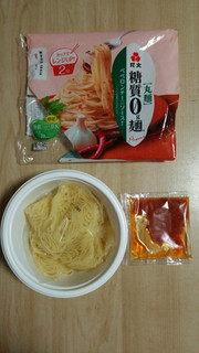 「紀文 糖質0g麺 ペペロンチーニソース付き 袋168g」のクチコミ画像 by あんじゅろぜさん