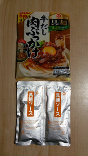 「キッコーマン 具麺 牛だし肉ぶっかけ 袋60g×2」のクチコミ画像 by あんじゅろぜさん
