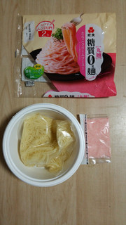「紀文 糖質0g麺 たらこクリームソース付き」のクチコミ画像 by あんじゅろぜさん