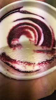 「江崎グリコ パナップ 毎日おなかに笑顔 濃いブルーベリー＆ヨーグルト味アイス」のクチコミ画像 by 高野アイスさん