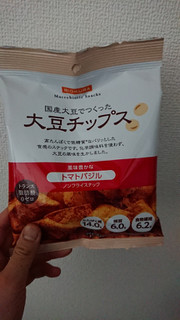 「ビオクラ 国産大豆でつくった 大豆チップス トマトバジル 袋35g」のクチコミ画像 by ぴのこっここさん