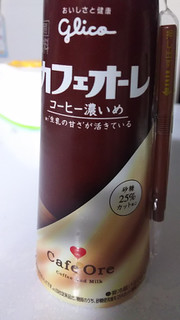 「江崎グリコ カフェオーレ コーヒー濃いめ 180ml」のクチコミ画像 by なんやかんやさん