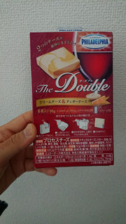 「クラフト フィラデルフィア The Double クリームチーズ＆チェダーチーズ 箱6個」のクチコミ画像 by ぴのこっここさん