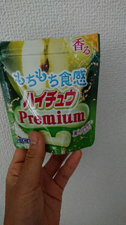 「森永製菓 ハイチュウプレミアム グラニースミス 袋35g」のクチコミ画像 by ぴのこっここ就寝中さん