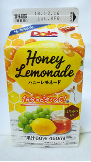 「Dole Honey Lemonade パック450ml」のクチコミ画像 by riko shibanumaさん