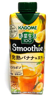 「カゴメ 野菜生活100 Smoothie 完熟バナナ＆豆乳Mix パック330ml」のクチコミ画像 by つなさん