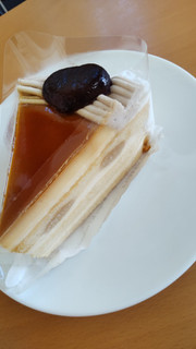 「不二家 和栗のプリンショートケーキ」のクチコミ画像 by はるなつひさん