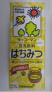 「キッコーマン 豆乳飲料 はちみつ パック200ml」のクチコミ画像 by キックンさん