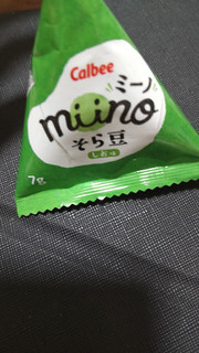 「カルビー miino そら豆しお味 袋28g」のクチコミ画像 by RINABLE LLCさん
